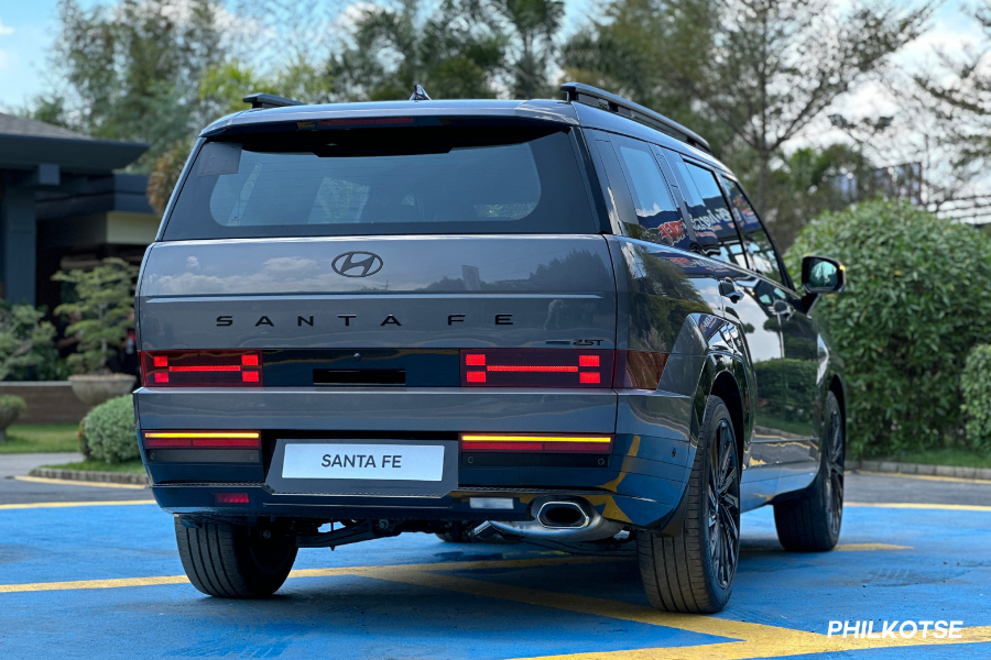 2024 Hyundai Santa Fe rear shot