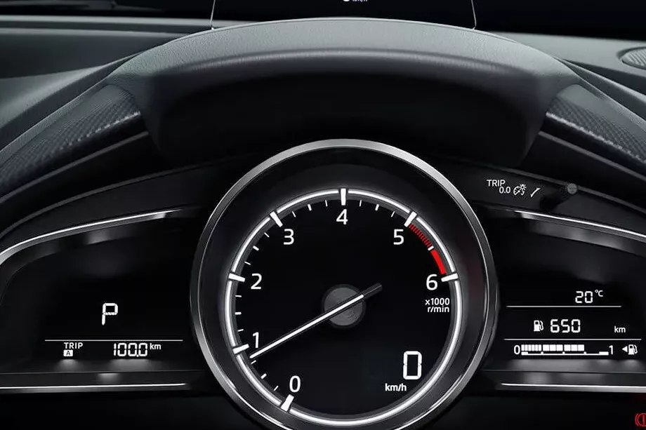 Mazda 2 Hatchback instrument cluster