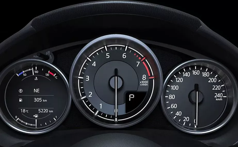 Mazda MX-5 RF instrument cluster