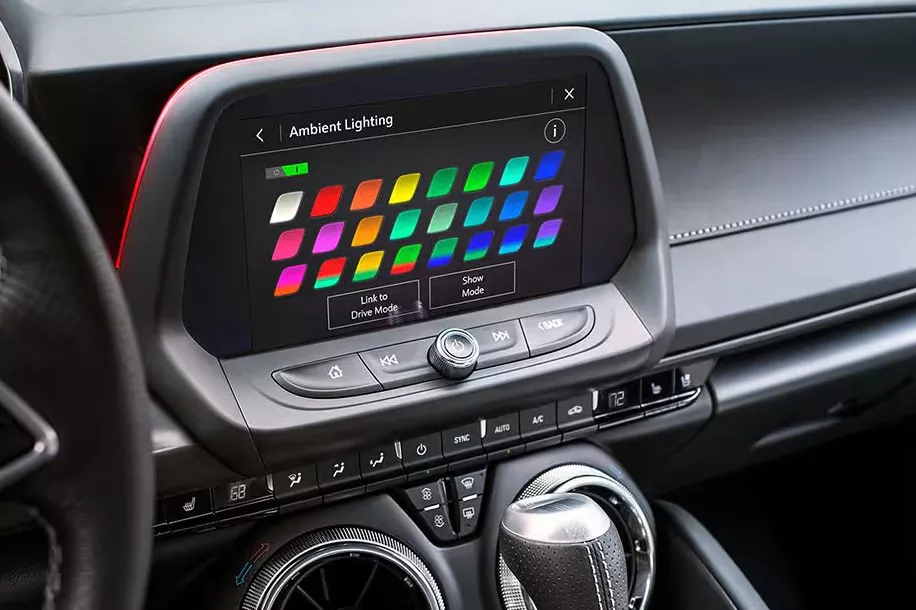 Chevrolet Camaro touchscreen