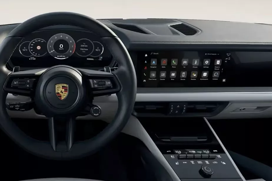 Porsche Cayenne steering wheel