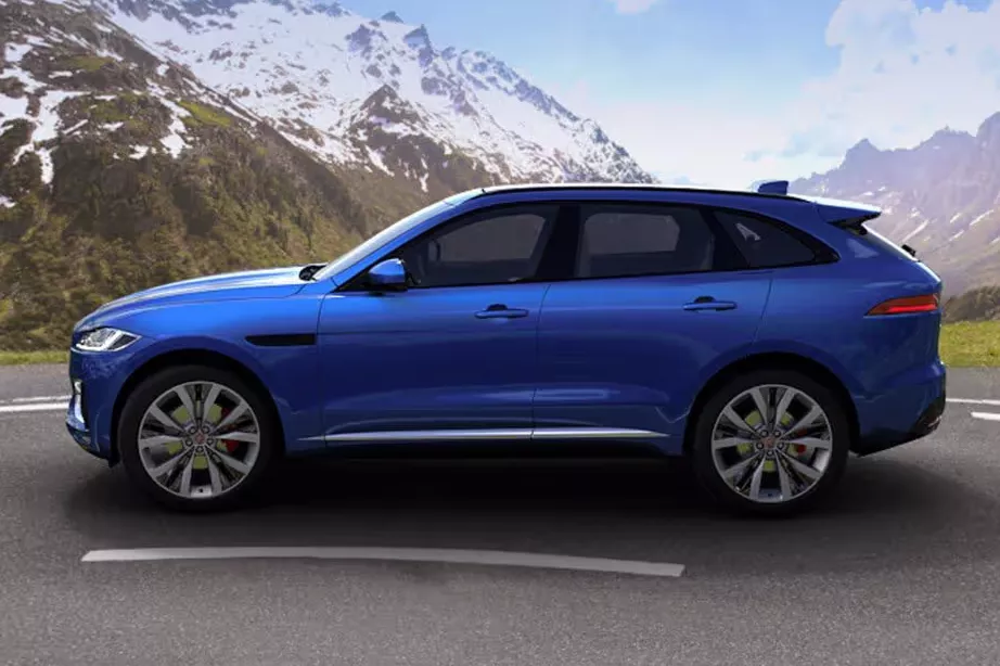 Jaguar F-Pace side end