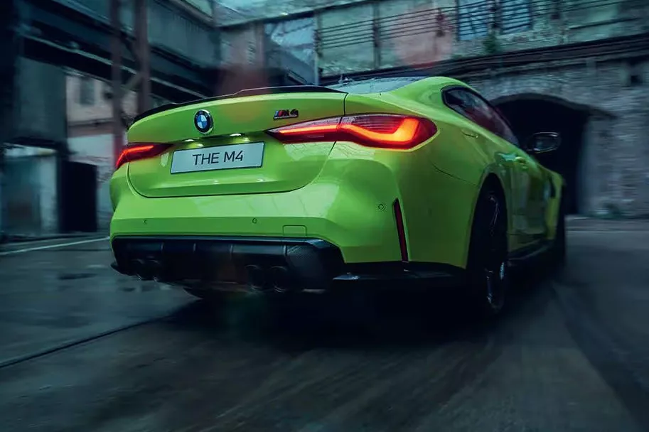 BMW M4 angular rear