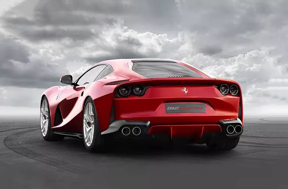 Ferrari 812 Superfast angular rear