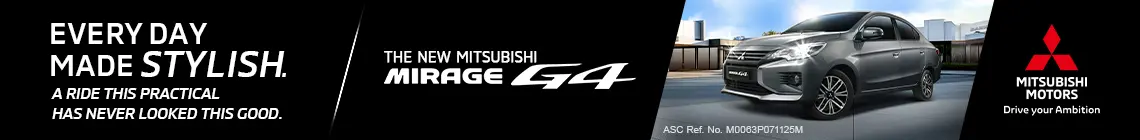 THE NEW MITSUBISHI MIRAGE G4