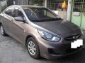 2013 Gray Hyundai Accent sedan eon mirage rio picanto alto mazda-0