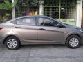 2013 Gray Hyundai Accent sedan eon mirage rio picanto alto mazda-1