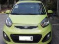 EX Kia Picanto 2016 MT lime green color-0