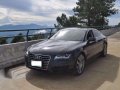 Audi A7 TFSi V6 gasoline engine in black color-0