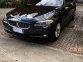 BMW 520d black sedan-5