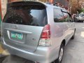Well maintained Toyota Innova E 2010 Silver Manual Diesel In good condition for sale-1