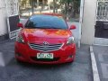 Well maintained Toyota Vios E 2013 Automatic Red for sale-1