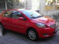 Well maintained Toyota Vios E 2013 Automatic Red for sale-3