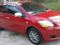 Well maintained Toyota Vios J 2011 Red Manual Gasoline for sale-0