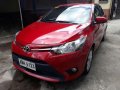 Well maintained Toyota Vios 2015E Automatic Gas Red for sale-0