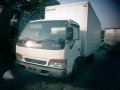 1145 #2 Isuzu Elf Aluminum Closed Van Truck-0