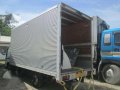 1120 #21 Isuzu Elf Aluminum Closed Van Truck-1