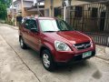 Honda CRV 2004 MT Red For Sale-0