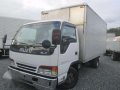 TMS 1129 #25 Isuzu Elf Aluminum Closed Van Truck-0