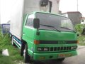 Isuzu Elf npr Aluminum Van Green for sale-3