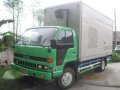 Isuzu Elf npr Aluminum Van Green for sale-1