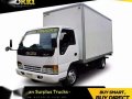 White Isuzu Elf Aluminum Van MT White For Sale-0