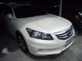 2012 Honda Accord AT White For Sale-1