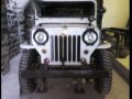 Jeep Willys Vintage Military White -5