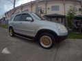 Honda CRV Manual 2003 Silver For Sale-8