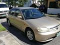 Honda Civic 2001 Automatic Beige -1