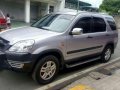 2003 Honda Crv Manual Silver For Sale-0