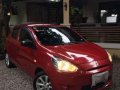 2013 Mitsubishi Mirage GLX AT Red -0