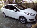 2015 Ford Fiesta Automatic White For Sale-1