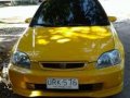 For sale Honda Civic yellow 97 -11