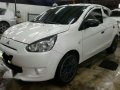 Mitsubishi Mirage 2013 MT White For Sale-2