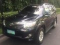 2013 Toyota Fortuner 4x2 Black AT For Sale-0
