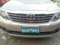 2012 Toyota Fortuner G AT Beige For Sale-1