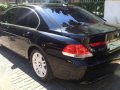 BMW 745i AT 2002 Black For Sale-1
