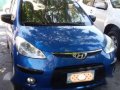 Hyundai i10 2008 Blue MT For Sale-0