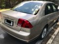 Honda Civic 1.6L VTi DIMENSION AT 2001-2