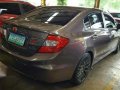 2012 Honda Civic 1.8 EXi AT Beige -2