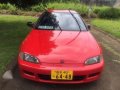 1992 Honda Civic Hatchback Red For Sale-1