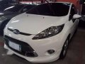 2013 Ford Fiesta S AT Gas White-3
