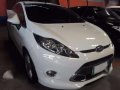 2013 Ford Fiesta S AT Gas White-4