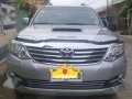 For Sale Toyota Fortuner G 2015 Silver-2