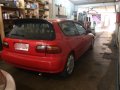 Honda Civic 1993 Gasoline Manual Red-1