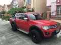 2013 Mitsubishi Strada Red MT For Sale-0