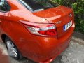 Toyota Vios E 2017 Orange AT For Sale-1
