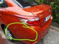 Toyota Vios E 2017 Orange AT For Sale-3