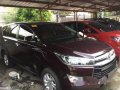 Toyota Innova 2017 brown van for sale -0